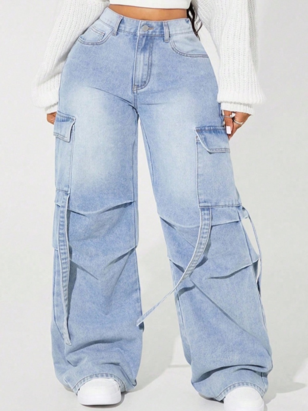Cargo Denim Jeans